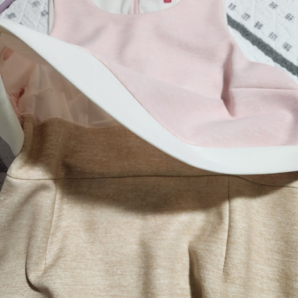 CATHERINE Pink and Gold Sleeveless Dress Size 12 - Picture 5 of 14